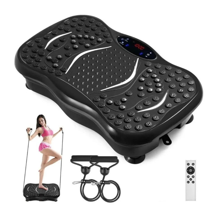 Plataforma Vibratoria Con Bandas Y Control Remoto