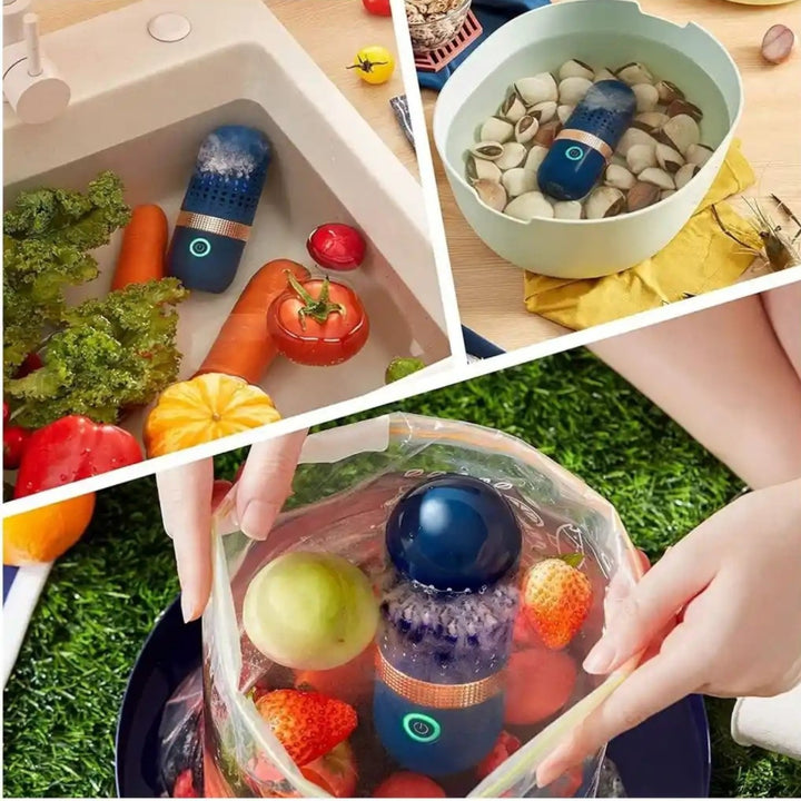 Purificador De Alimentos Elimina Bacterias Y Pesticidas