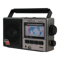 Radio Portátil Recargable Con Reproductor USB