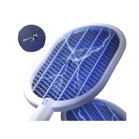 Raqueta Electrica Contra Insectos Recargable Con Luz Led