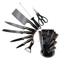 Set De Cuchillos Marmolizados Diseño Elegante Y Duradero