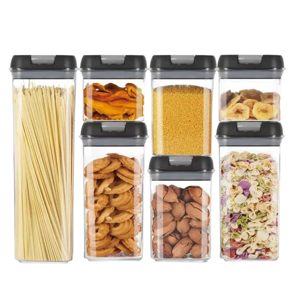 Set Recipientes Hermeticos Cocina Ahorra Espacio