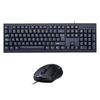 Teclado Y Mouse Alambrico Escribe Y Navega Con Precision