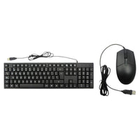 Teclado Y Mouse Alambrico Escribe Y Navega Con Precision