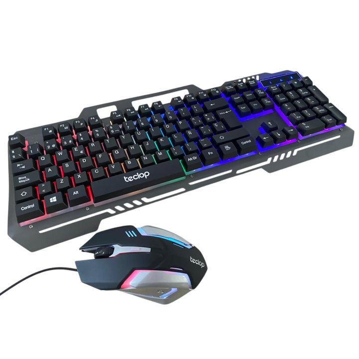 Teclado Y Mouse Gamer Retroiluminado Para Precision Y Estilo