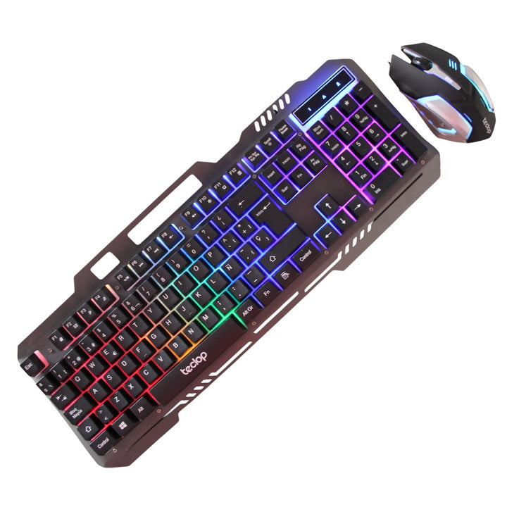 Teclado Y Mouse Gamer Retroiluminado Para Precision Y Estilo