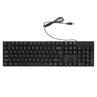 Teclado Ergonómico USB Resistente Para Escritorio Y Laptop