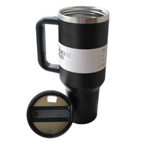 Termo Térmico Grande Con Tapa y Pitillo Para Cafe o Agua