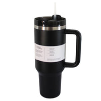Termo Térmico Grande Con Tapa y Pitillo Para Cafe o Agua