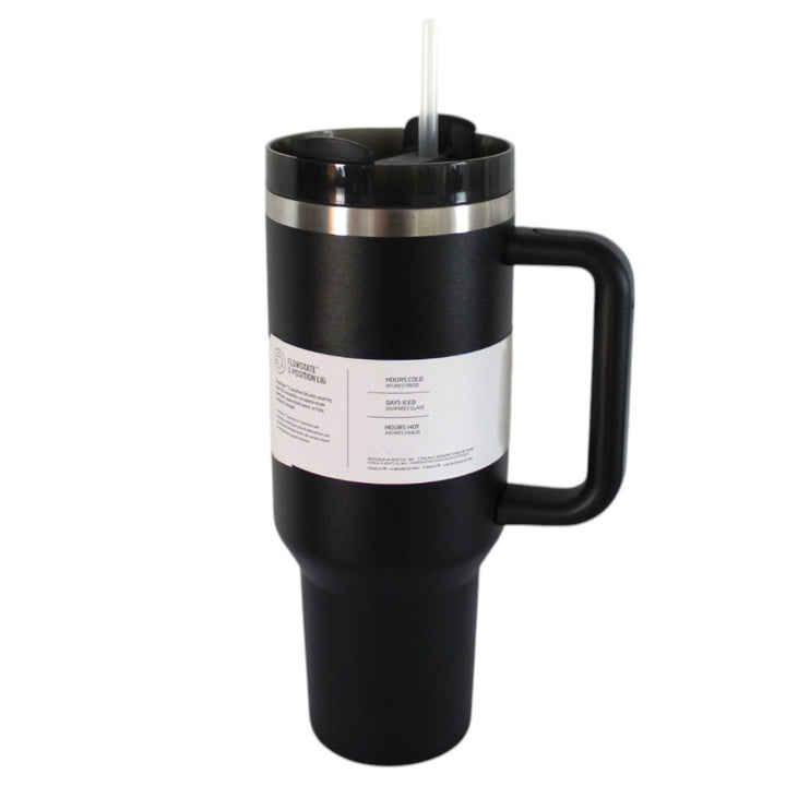 Termo Térmico Grande Con Tapa y Pitillo Para Cafe o Agua