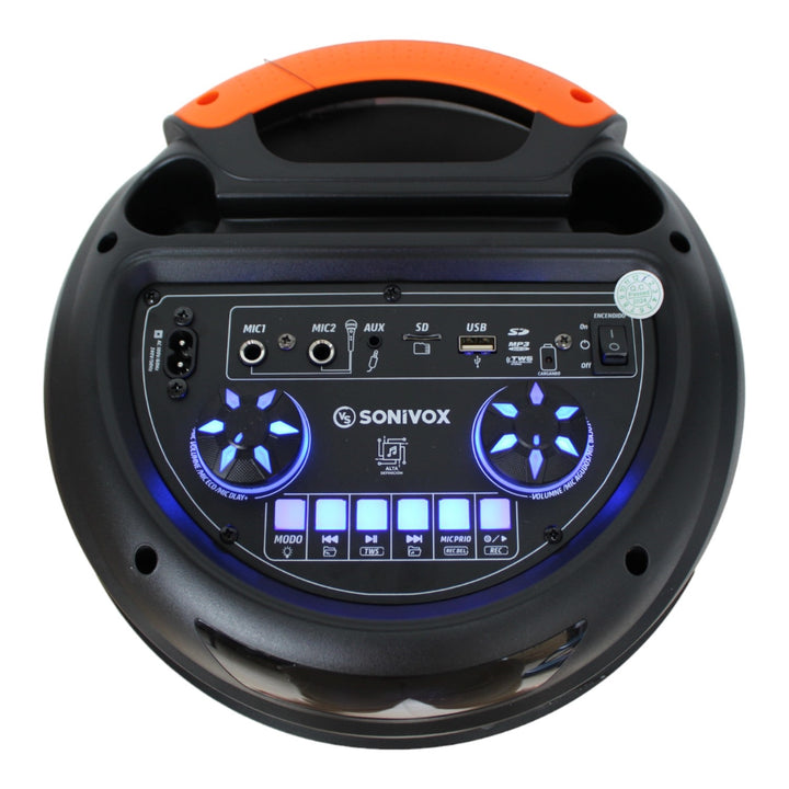 Torre Potente Con Luces LED Y Bluetooth