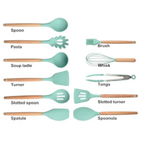 Set De Utensilios De Cocina En Silicona Multiusos