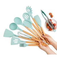 Set De Utensilios De Cocina En Silicona Multiusos