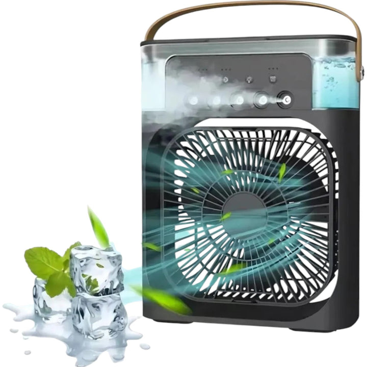 Ventilador Recargable Con Humidificador Aire Fresco En Casa