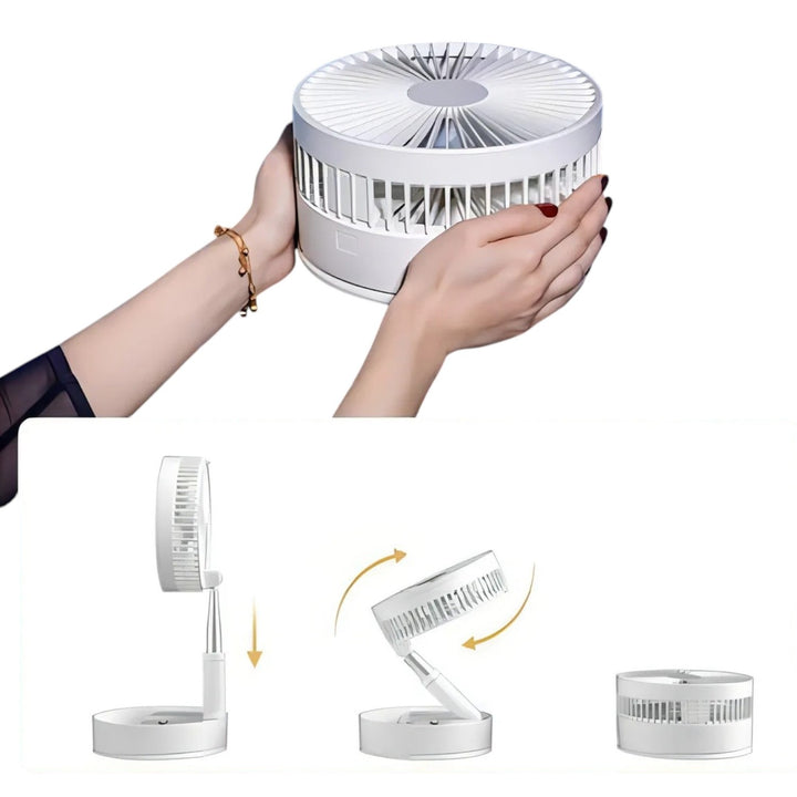 Ventilador Plegable Silencioso Con Altura Ajustable